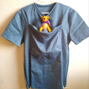 Lalabu Babywearing Dad Shirt - BRAND NEW - Large, Blue